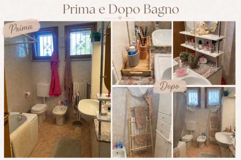 Come rendere il bagno più accogliente con pochi accessori: il nostro prima e dopo