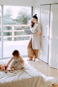 lavoro da mamma